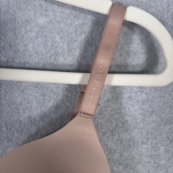Love By Gap 38D Bra Everyday Smooth Favorite Coverage Underwire Padded Nude - Picture 3 of 9